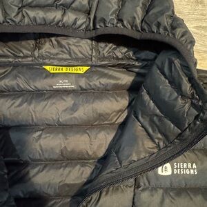 Sierra Designs Men's Black Puffer Jacket